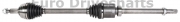 dacia duster (p) front driveshaft 1.2 tce/1.3 tce (m.t.), l=950mm