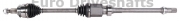 mazda cx-5 2wd (p) front driveshaft 2.5 skyactiv-g, 6 iii 2.5 (a.t.), l=1020mm