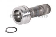 Splined stubshaft - 33 splines  to the cv joint cvf057, for tube 60mm x 1.5mm
