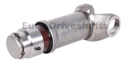 Sleeve assembly 57 x 144 tube 100 x 6mm, l=340mm, high quality, teflon on sleeve, rolled spline