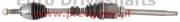 nissan juke (p) front driveshaft 1.6 dig-t 2wd 2010-2019 (m.t.), l=950mm