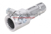 PTO SHAFT ADAPTOR FEMALE & MALE  20 splines 44.4mm (1 3/4