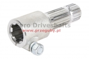 PTO SHAFT ADAPTOR FEMALE & MALE  6 splines 44.4mm (1 3/4