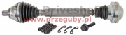 audi (p) półoś przednia tt (8j3/8n3/8j9/8n9) 1.8t/2.0 tdi/tfsi, s3 (8l1) quattro, vw golf iv 3.2 r32/rsi 4motion (m.t.), l=615mm