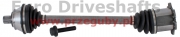 audi (l) front driveshaft a6 (c6) 2004-2011 (m.t.), l=620mm