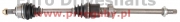 mini (p) półoś przednia one/cooper (r50/r52/r53) 1.6, l=920mm