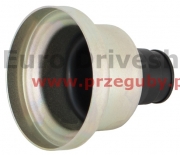 пыльник z blachą 84mm zagniatana a=84mm, b=27mm, guma stożek, przegub środkowy