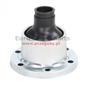 пыльник z blachą 100mm jeep a=100mm, b=25mm, zestaw, guma stożek, h-59, otw. 6x8mm
