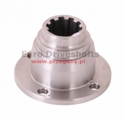 flange złącza pośredniego 35mm 10 splines 97mm, din 60.3, hole 4x10mm, h=60mm, do msa1310