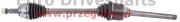 jeep (p) front driveshaft compass/patriot 2.0 crd awd (m.t.), l=977mm