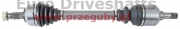 citroen (l) półoś przednia c8 2.0 2006-2014, peugeot 807 2.0 2006-2014, fiat ulysse 2.0 2006-2010, lancia phedra 2.0 2006-2010 (m.t.), l=665mm