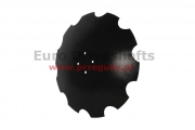disc harrow diameter  510mm, 10 tooth, 4 holes 13mm (69x97), thickness 3,5mm