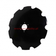 disc harrow diameter  560mm, 10 tooth, round hole 76mm, 6 holes 8,5mm, thickness 5mm, z=112mm