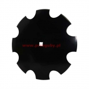 disc harrow diameter  510mm, 8 tooth, hole square  26mm, thickness 4mm