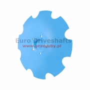 disc harrow lemken rubin 9 3490467, diameter  625mm, 8 tooth, 5 holes 13mm, thickness 7mm, z=153
