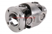 Double Joint 27 x 81.8 h=144.5mm, tube 50 x 3mm, 97mm sae 60.3 mm, hole 4x10mm, high quality
