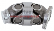 Double Joint 48 x 116.5 trs 150 kv, 4x13mm, (74.5x106), h=285mm, tube 92 x 5mm