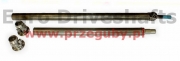 wał napędowy mercedes sprinter 1996-06, w901, l=3000mm, 2x flansza din 57mm, 4x10mm nie spawany