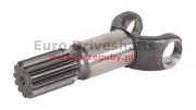 półoś przednia krótka 30.2 x 81.8, l=185mm, 12 frezów śr. 43.9mm, podtoczenie 44,9mm, new holland, case, volvo