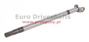 front driveshaft długa 30 x 83, l=710mm, splines : 24 śtube 31.6mm, podtoczenie 40mm, john deere