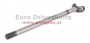 front driveshaft długa 35 x 96.8, l=700mm, splines : 26 śtube  34.7mm, podtoczenie 40mm, john deere