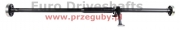 wał napędowy tył audi q2, vw t-roc, l=2218mm. l1=760mm, złącze elastyczne 96mm + złącze elastyczne 105mm