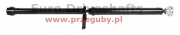wał napędowy tył audi a4 b9-, l=1600mm, l1=723mm, przegub 100mm + przegub 25 frezów