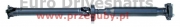 propshaft rear bmw x3 (e83), l=1250mm, l1=650mm, flange 4x10mm + Rubber coupling 96mm