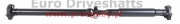 propshaft rear bmw, l=1411mm, l1=759mm, 2x Rubber coupling 96mm