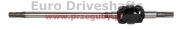 driveshaft with double joint 27 x 81.8, l=885mm, splines : 14-22, case, fiat, new holland