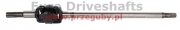 driveshaft with double joint 27 x 81.8, l=945mm, splines : 14-22, case, new holland