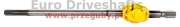 driveshaft with double joint 30 x 81.8, l=1100mm, splines : 12-26, caterpillar
