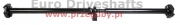 propshaft dodge challenger (5.7l) 2009-2013, l=1760mm, l1=940mm, 2x Rubber coupling 96mm 6x12mm