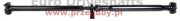 propshaft dodge challenger (3.6l) 2011-2014, l=1880mm, l1=950mm, 2x Rubber coupling 86mm 6x12mm