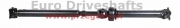 propshaft rear ford ranger 2012-2018, l=1610mm, l1=590mm, 2x flange din65mm 4x12.5mm