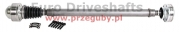 карданный вал шрус jeep grand cherokee wj 4.7,grand wj 2.7 crd, liberty kj 2.8 crd (a.t.), l=830mm, 2x przegub 100mm 6x8mm