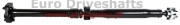 propshaft rear mercedes ml w164, x164 (3.0t/3.5l) 2005-2011, l=1316mm, l1=695mm, przegub 95mm 6x10mm + Rubber coupling 96mm 6x12mm