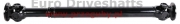 propshaft rear mercedes G-Class, l=900mm, 2x flange 100mm din57mm 8x8mm