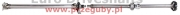 propshaft mercedes vito w639, 2010- l=2436mm, l1=689mm, l3=1014mm, flange sae57 4x10mm + Rubber coupling  not welded