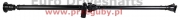 propshaft nissan gtr r35, 2007-2019, l=1643mm, l1=867mm, przegub z flangeą sae 74mm + flange sae50 mm