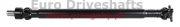 propshaft suzuki vitara 2007-, l=1069mm, flange sae45mm 4x12mm + sleeve 24 splines  (+2 splines  wycięte)