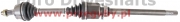 fiat doblo ii (p) front driveshaft 1.4/1.6 d multijet 2010->, opel combo 1.6 cdti (m.t. - z zawieszeniem wzmocnionym), l=970mm