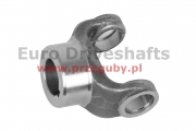 złącze flange z klinem 27 x 81.8 jcb śtube  hole 31.8mm,  keywey 8mm, h-64mm, 2-4-2863