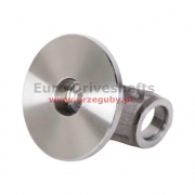 flange yoke 27 x 81.8 100mm, without bolt holes, without spigot, h-52mm, hole in the basis of the flange 30mm x 16mm
