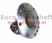 złącze kołnierzowe 72 x 185 250mm, din 140mm, 8x18mm+ 2xm18 (84x84), h-108mm