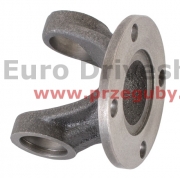 złącze kołnierzowe 23.8 x 61.3 75mm, din 42mm, 4x8mm (40x47.5), h-42mm