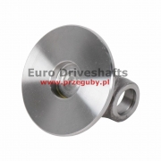 flange yoke 23.8 x 61.3 90mm, without bolt holes, without spigot, h-42mm