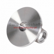flange yoke 30.2 x 81.8 120mm, without bolt holes, without spigot, h-46mm, hole in the basis of the flange 30mm x 16mm