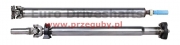 propshaft ford transit 00-> 1 center bearing, l=2285mm, l1=935mm, Rubber coupling 105mm + flange din 50.8mm not welded