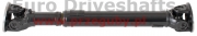 propshaft front lr land range rover l=628mm, 2x flange sae60.3mm 4x10mm